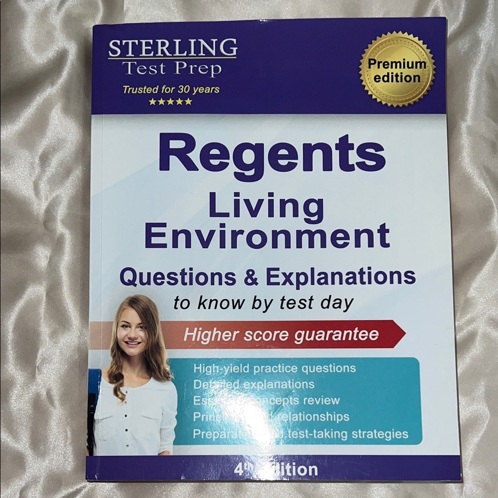 Sterling Test Prep Regents Living Environment Book